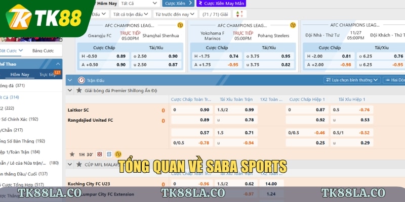 Tổng quan về Saba Sports